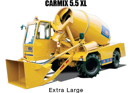 self loading concrete mixer